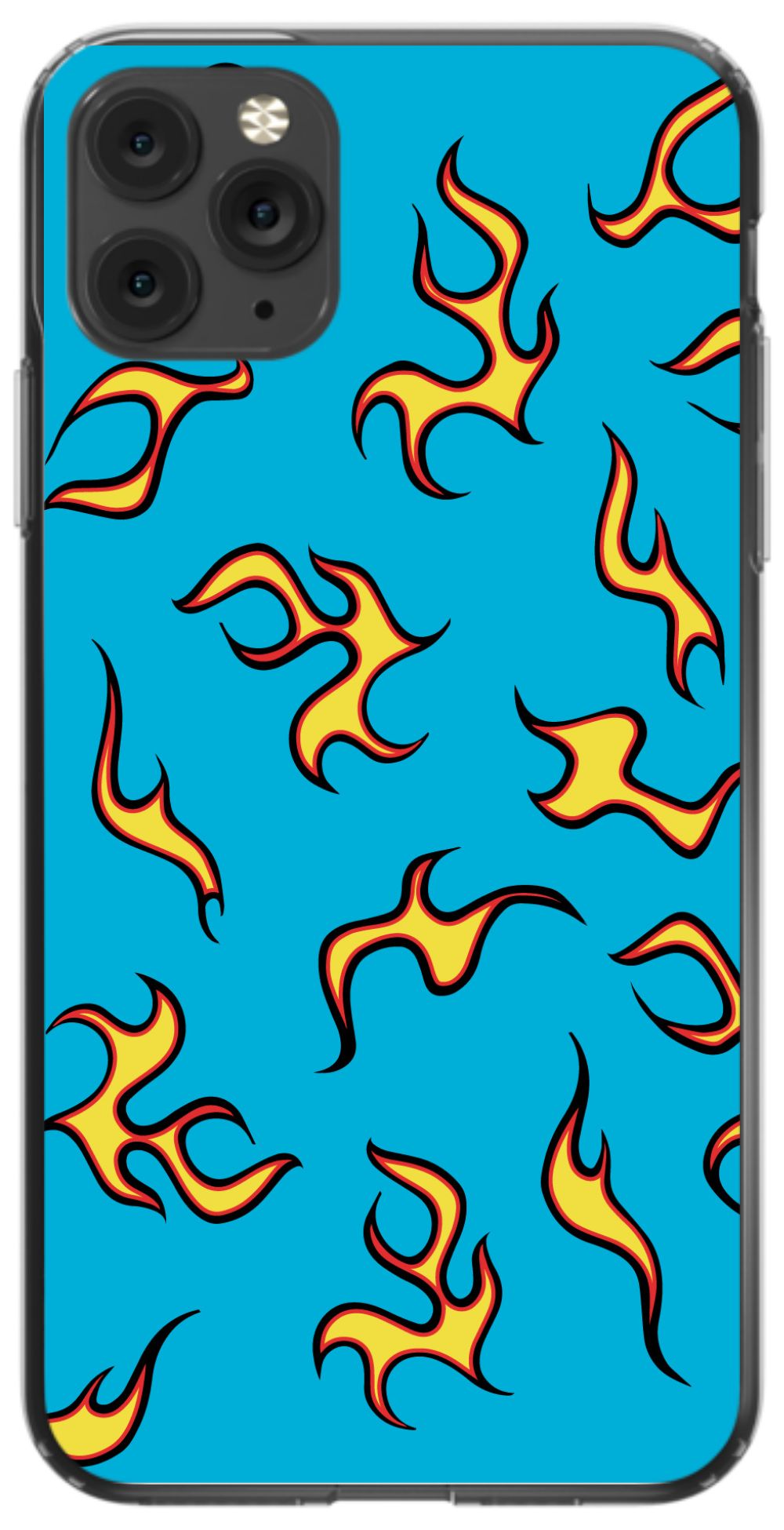 Blue Flames Phone Case