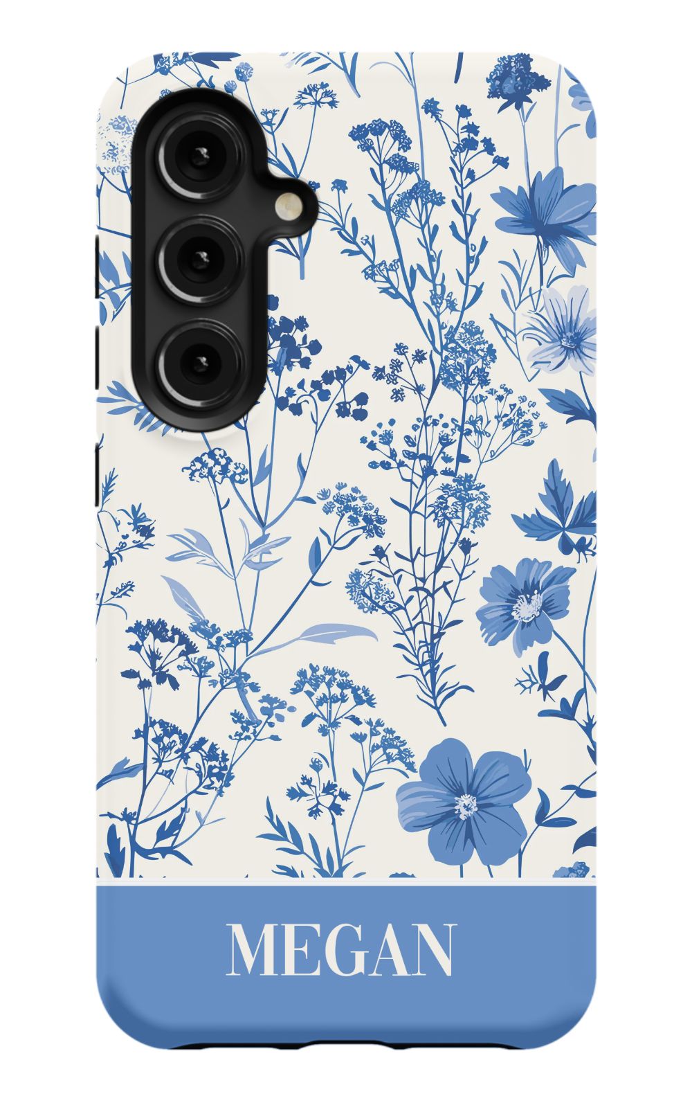 Blue Toile Phone Case