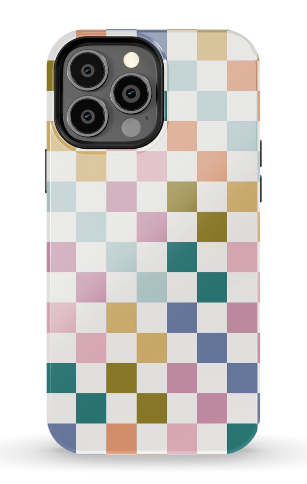Colored Checkers iPhone Case