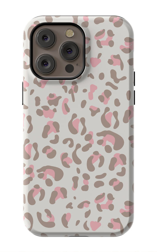 Nude Pink Leopard iPhone Case