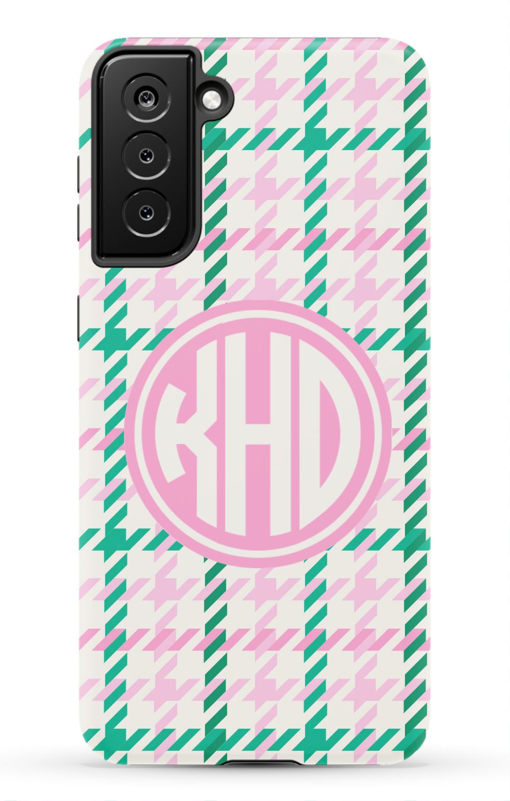 Christmas Houndstooth Monogram