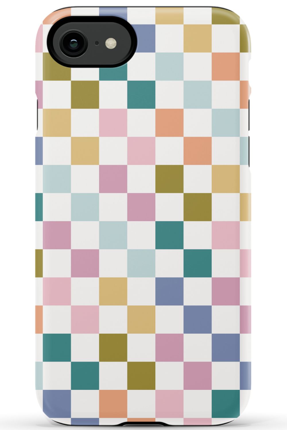 Colored Checkers iPhone Case