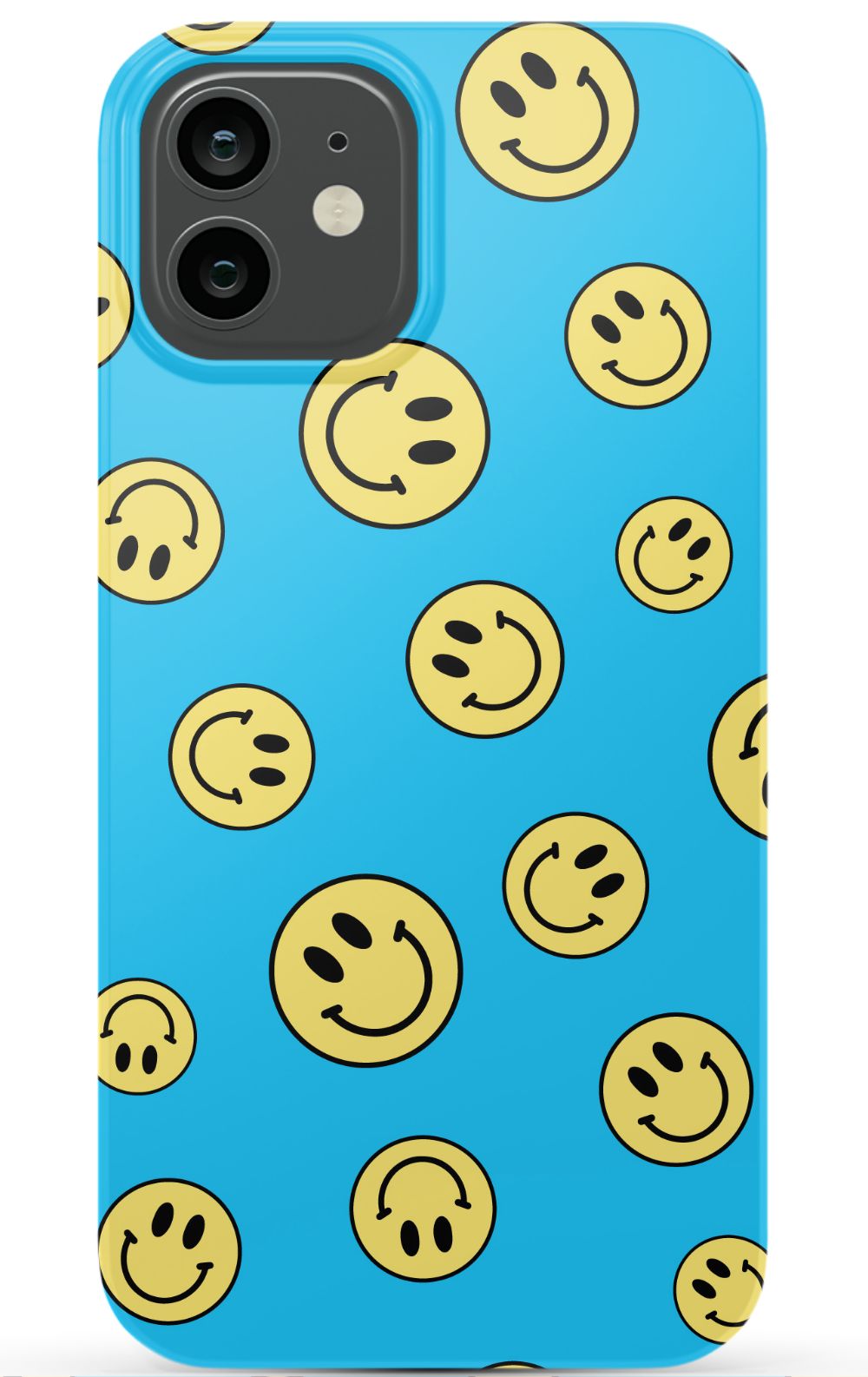 Blue Smiles iPhone Case