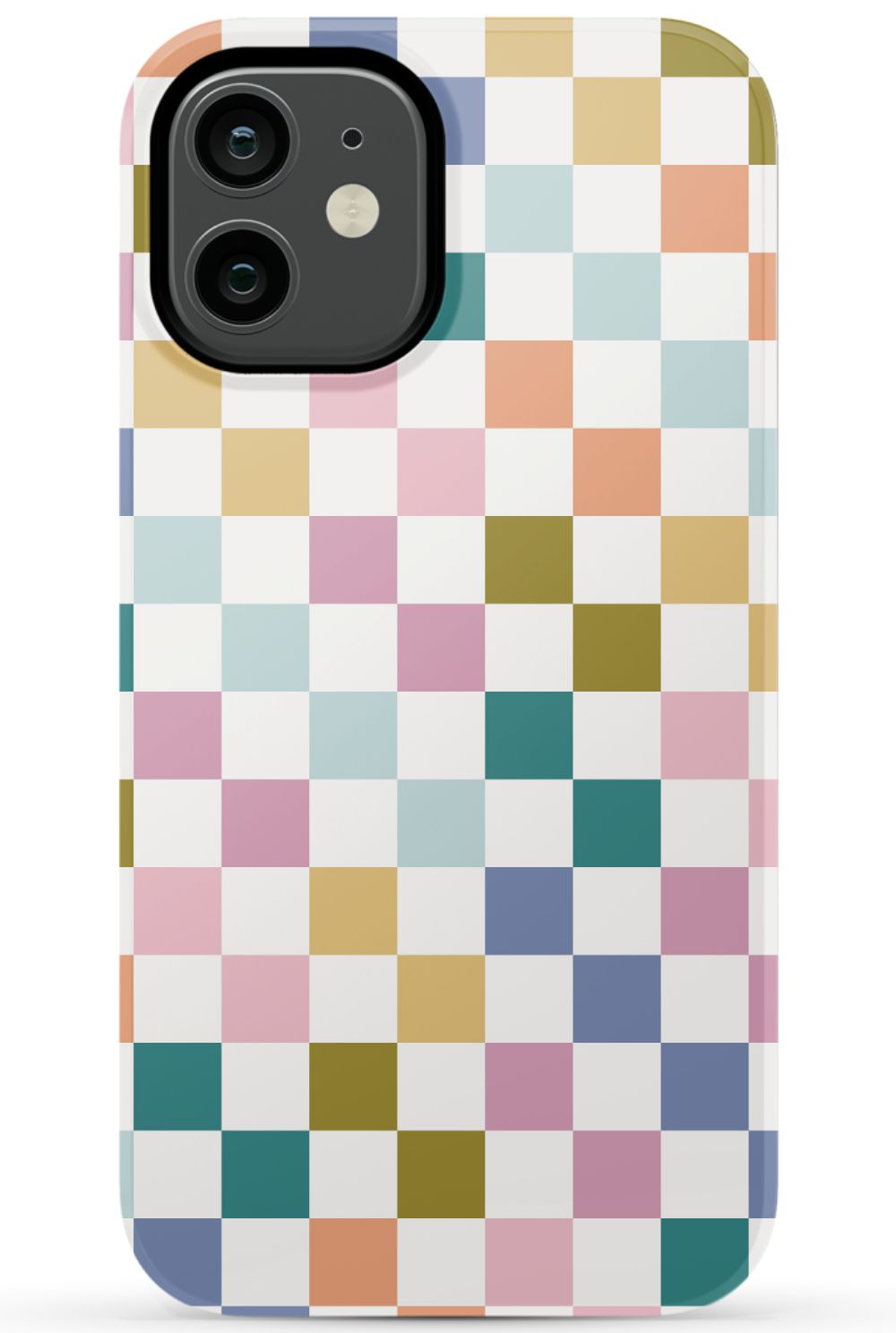 Colored Checkers iPhone Case