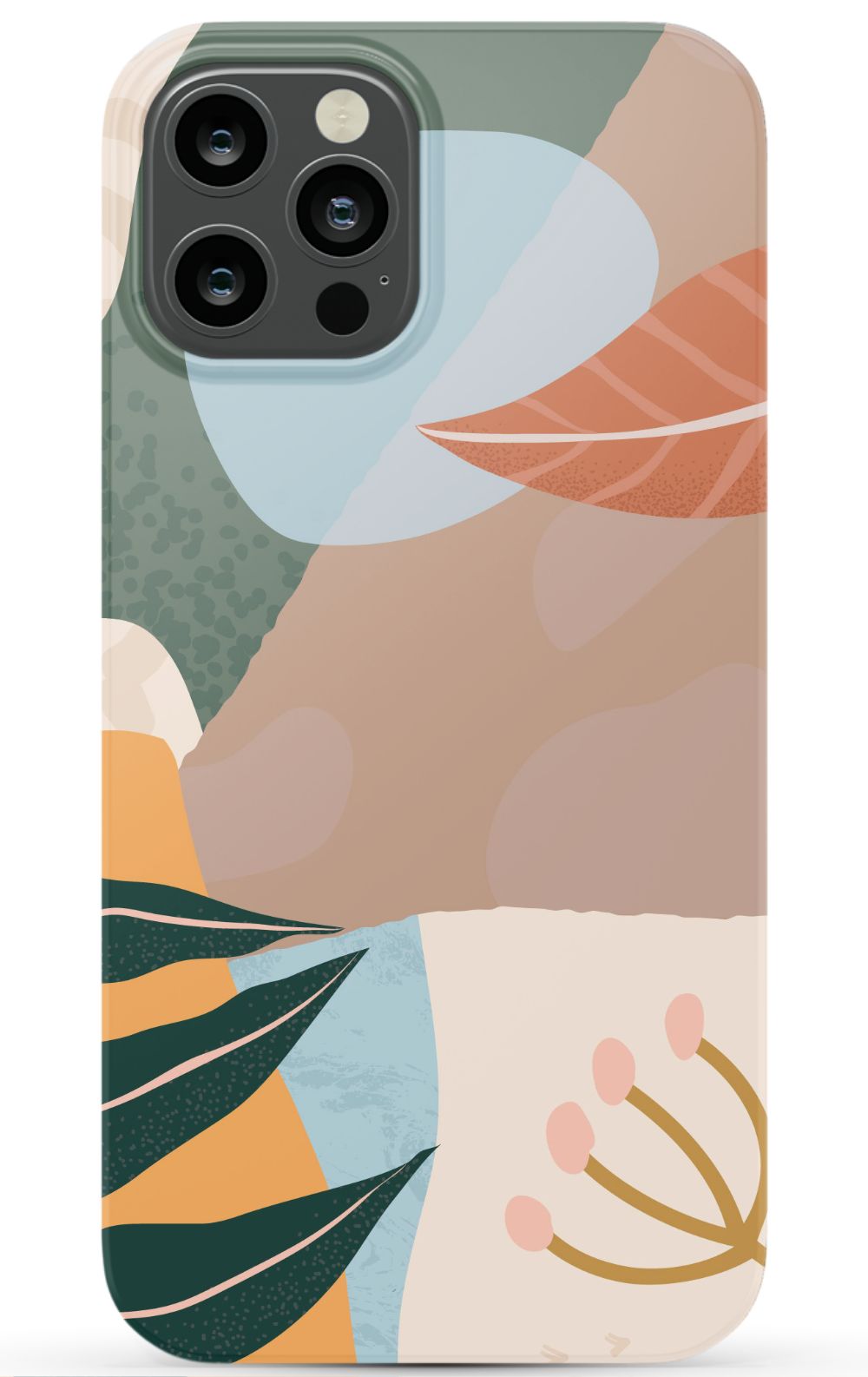 Abstract Plants iPhone Case