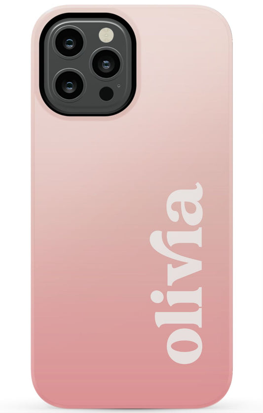 Blush Ombre iPhone Case