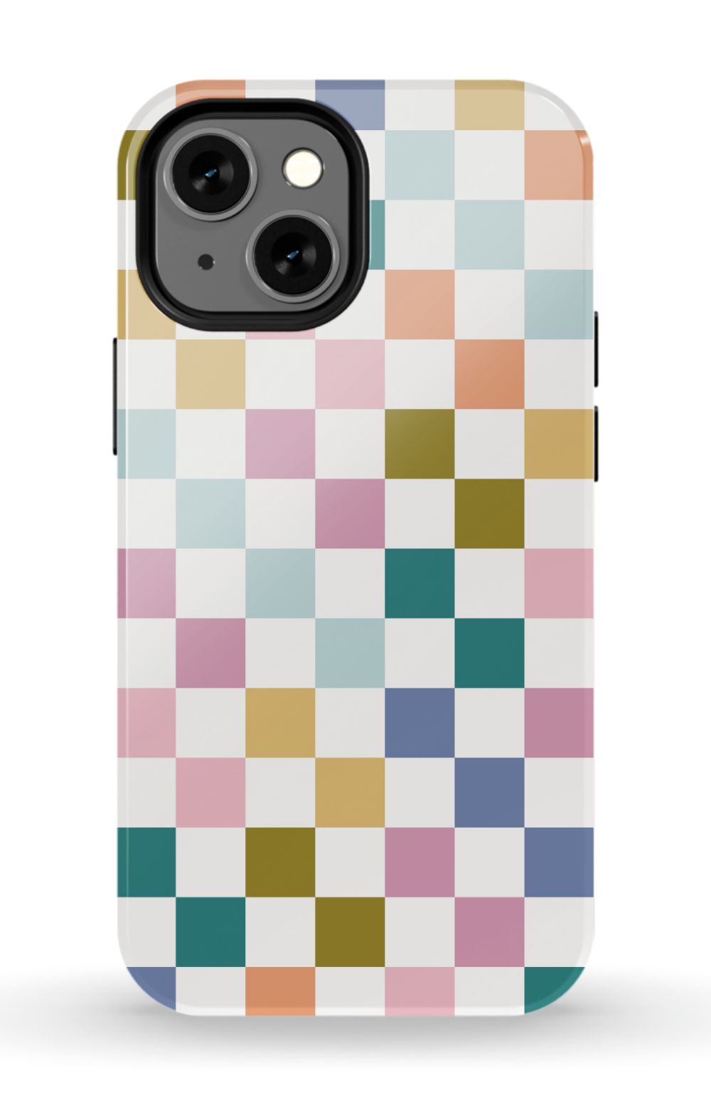 Colored Checkers iPhone Case