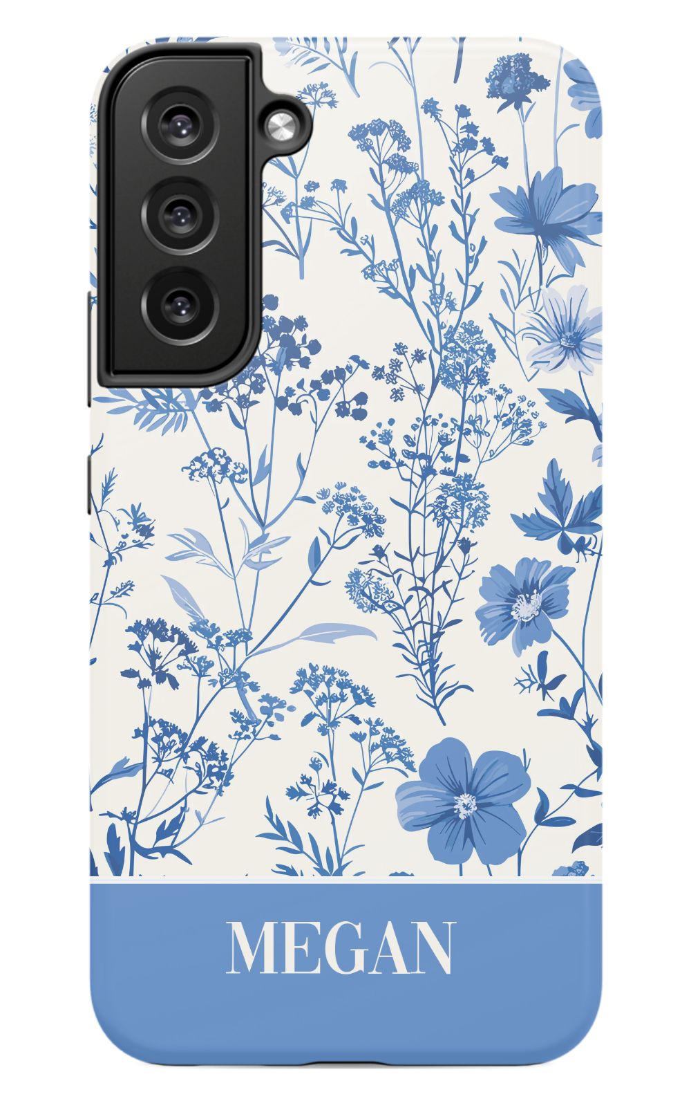 Blue Toile Phone Case