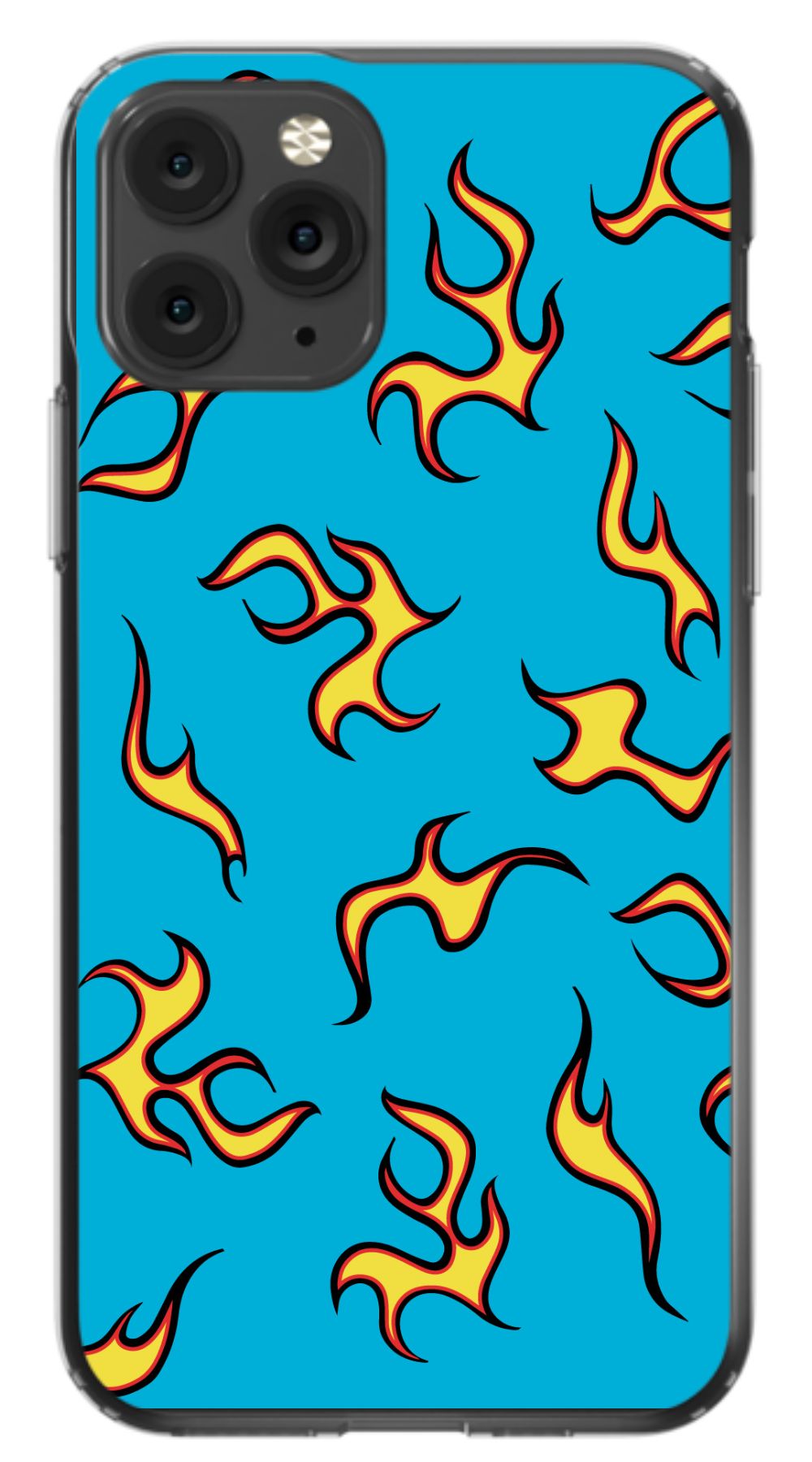 Blue Flames Phone Case