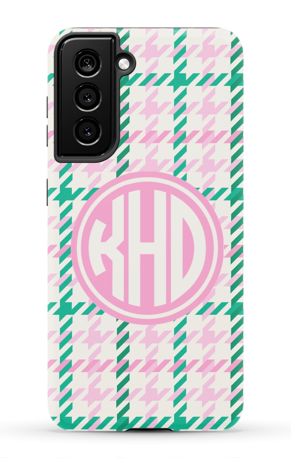 Christmas Houndstooth Monogram