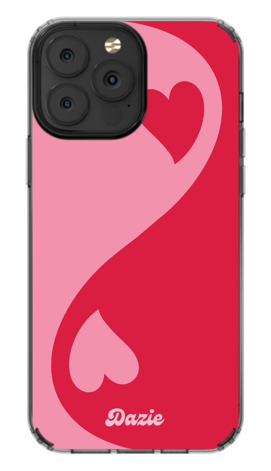 Yin Yang Heart Phone Case