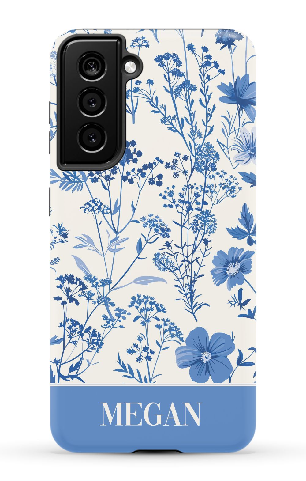 Blue Toile Phone Case