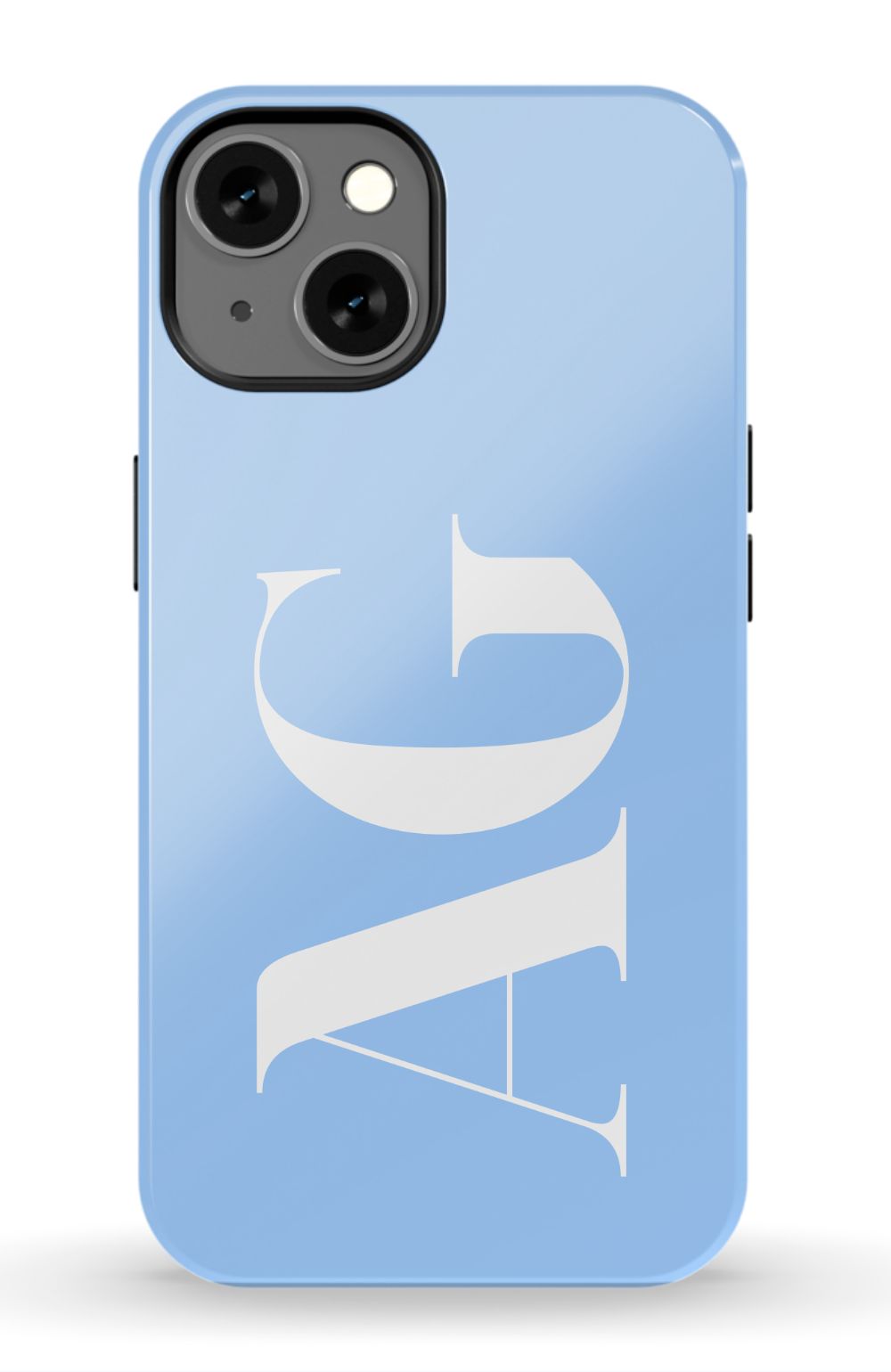 BABY BLUE Monogram Phone Case