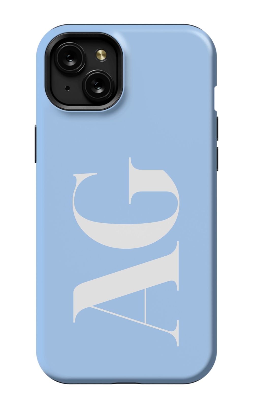 BABY BLUE Monogram Phone Case