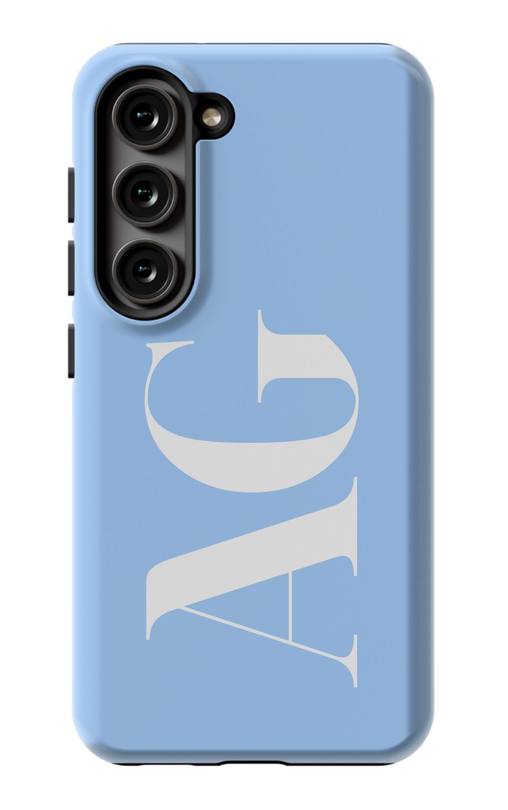 BABY BLUE Monogram Phone Case