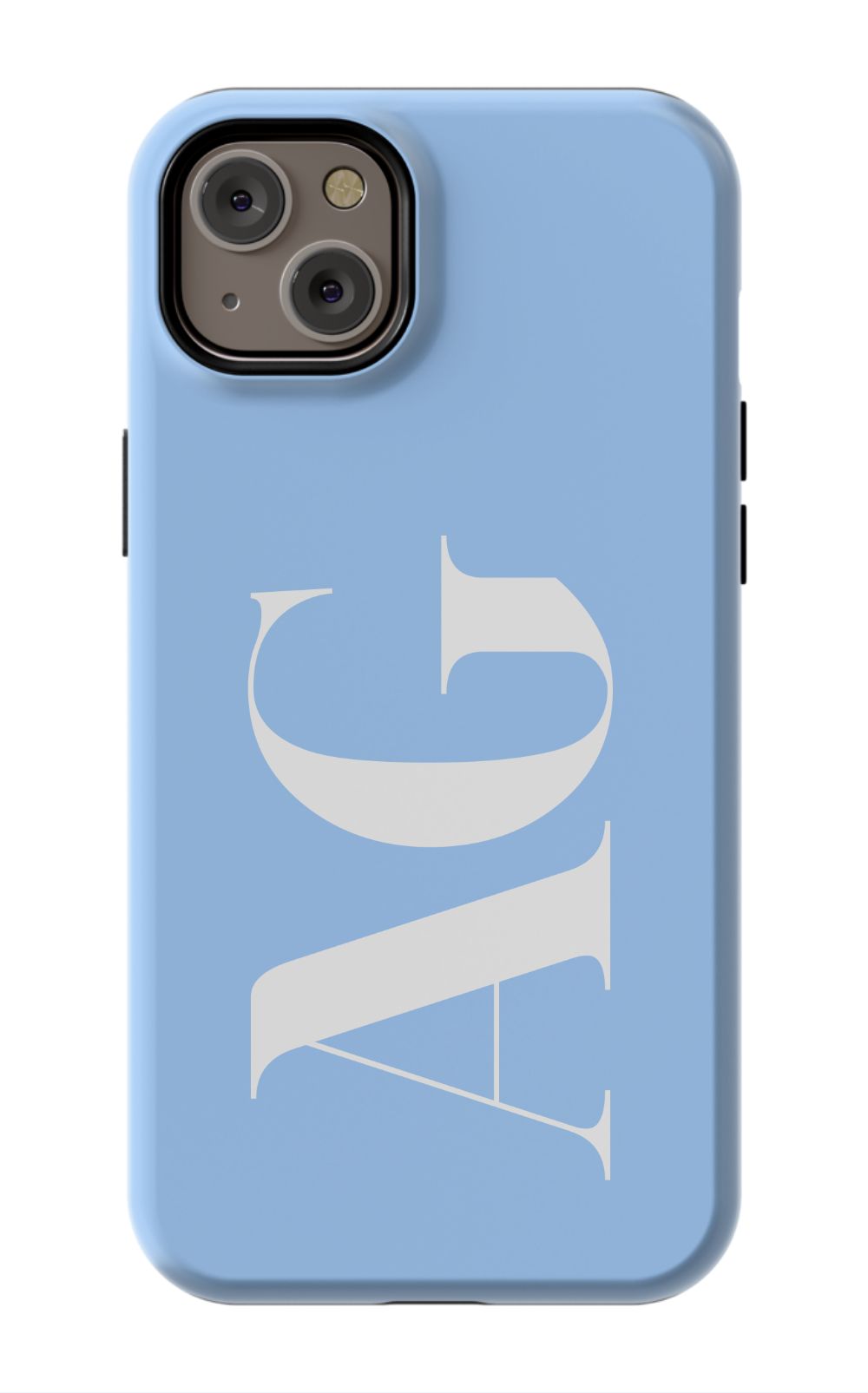 BABY BLUE Monogram Phone Case