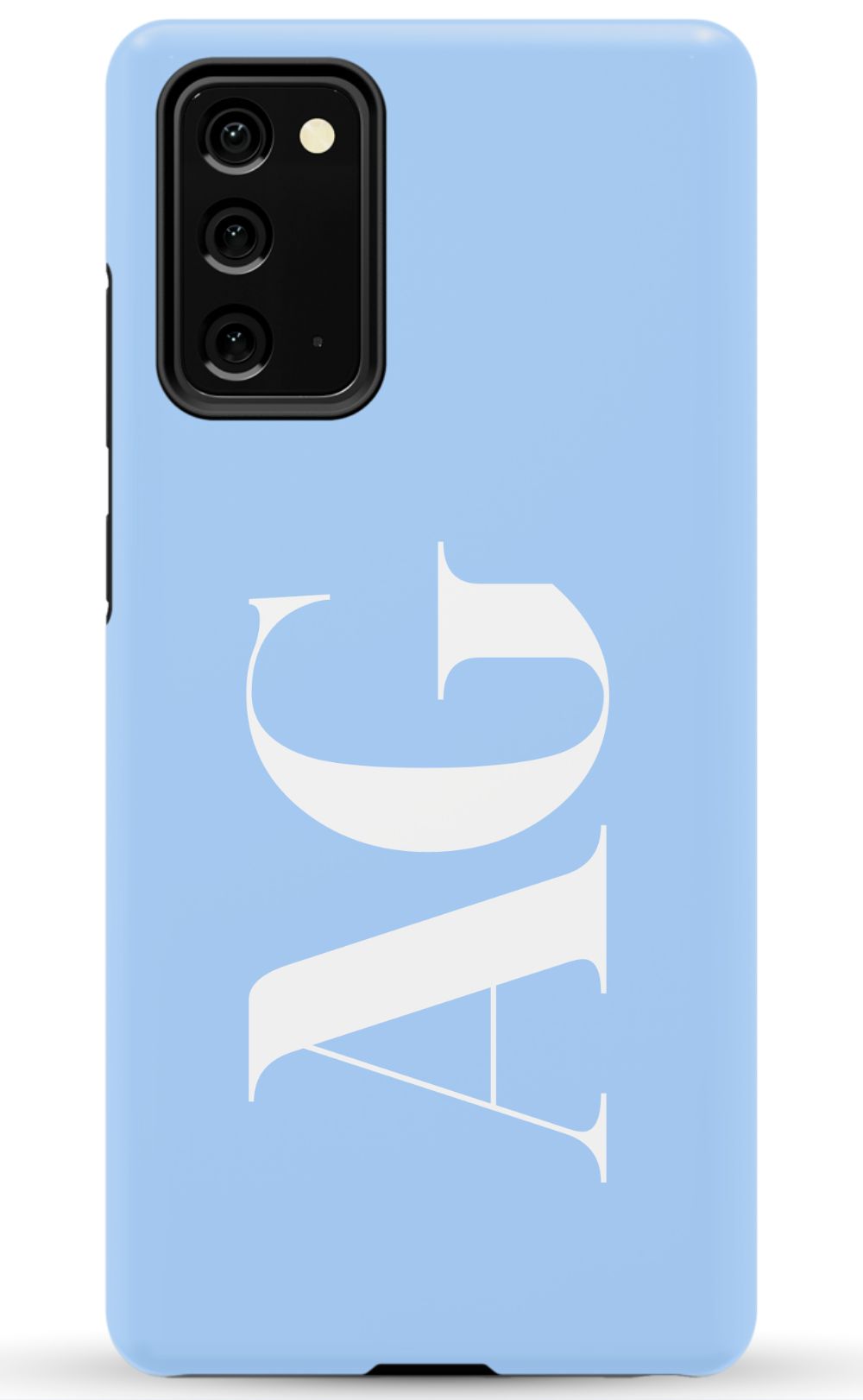 BABY BLUE Monogram Phone Case