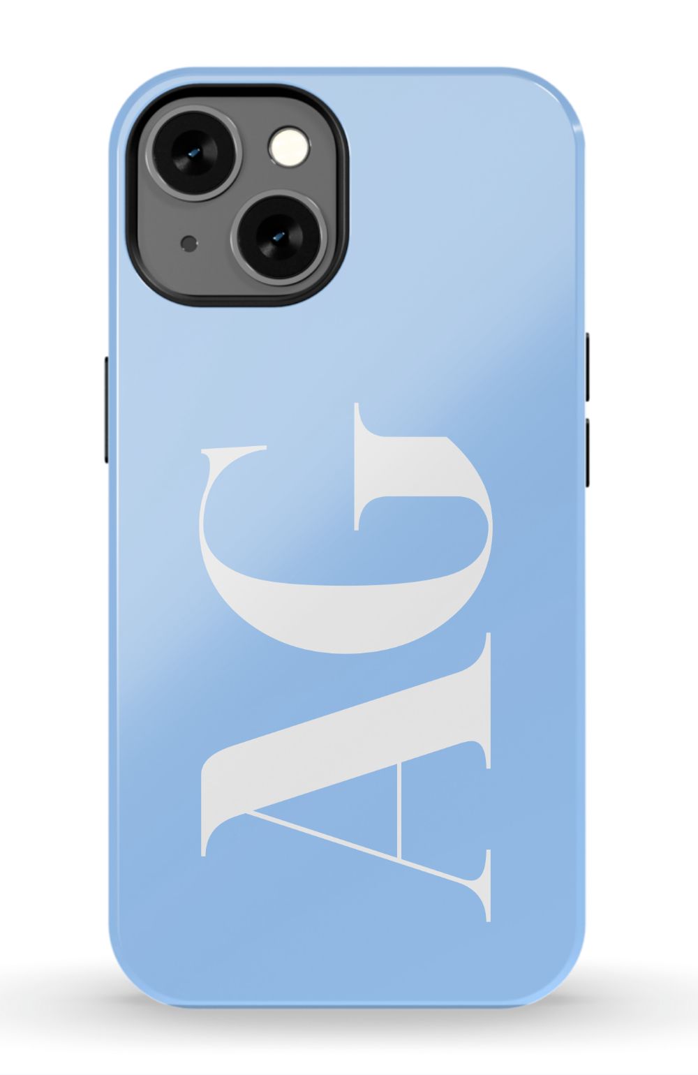 BABY BLUE Monogram Phone Case