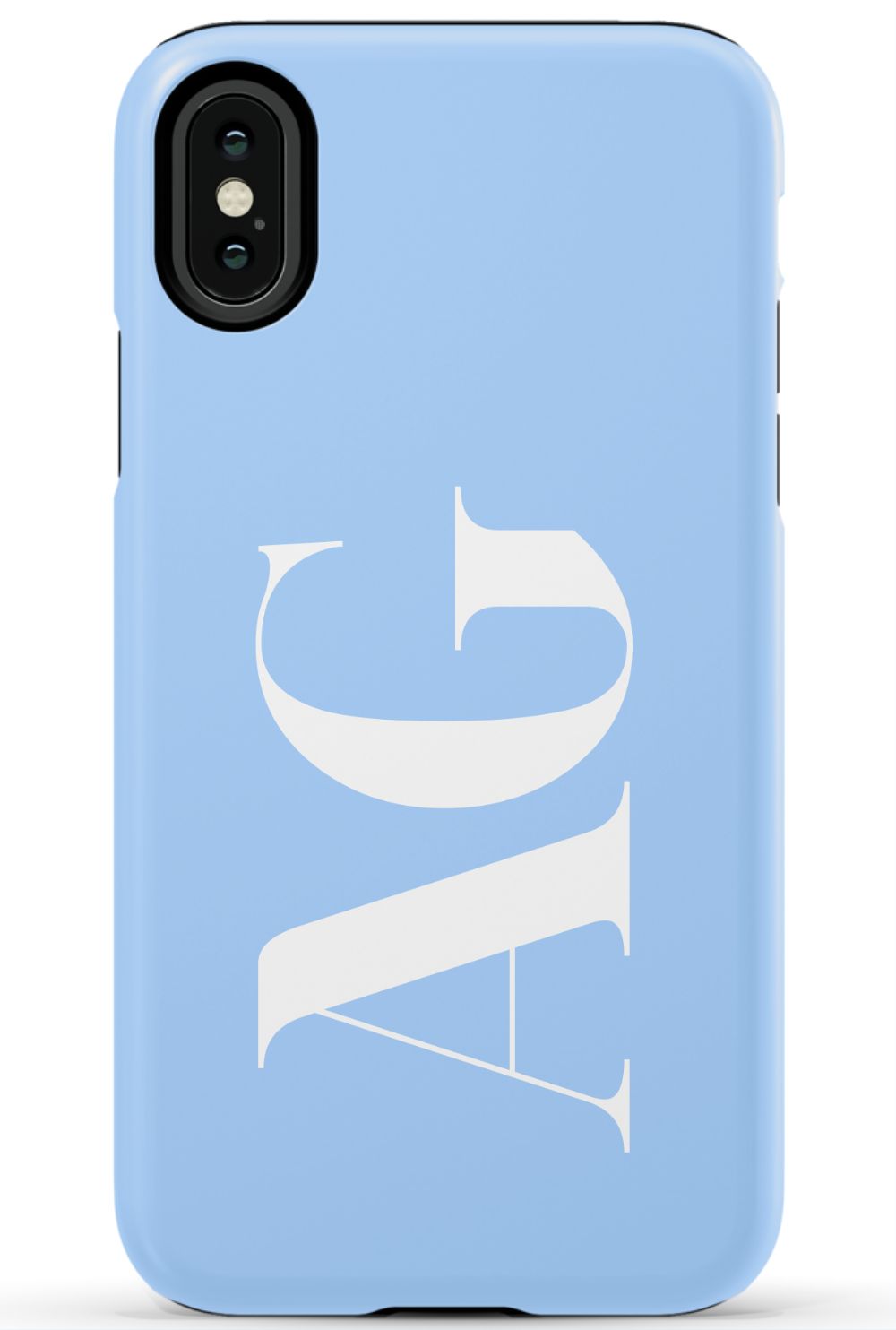 BABY BLUE Monogram Phone Case