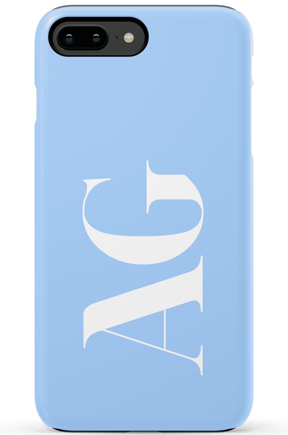 BABY BLUE Monogram Phone Case
