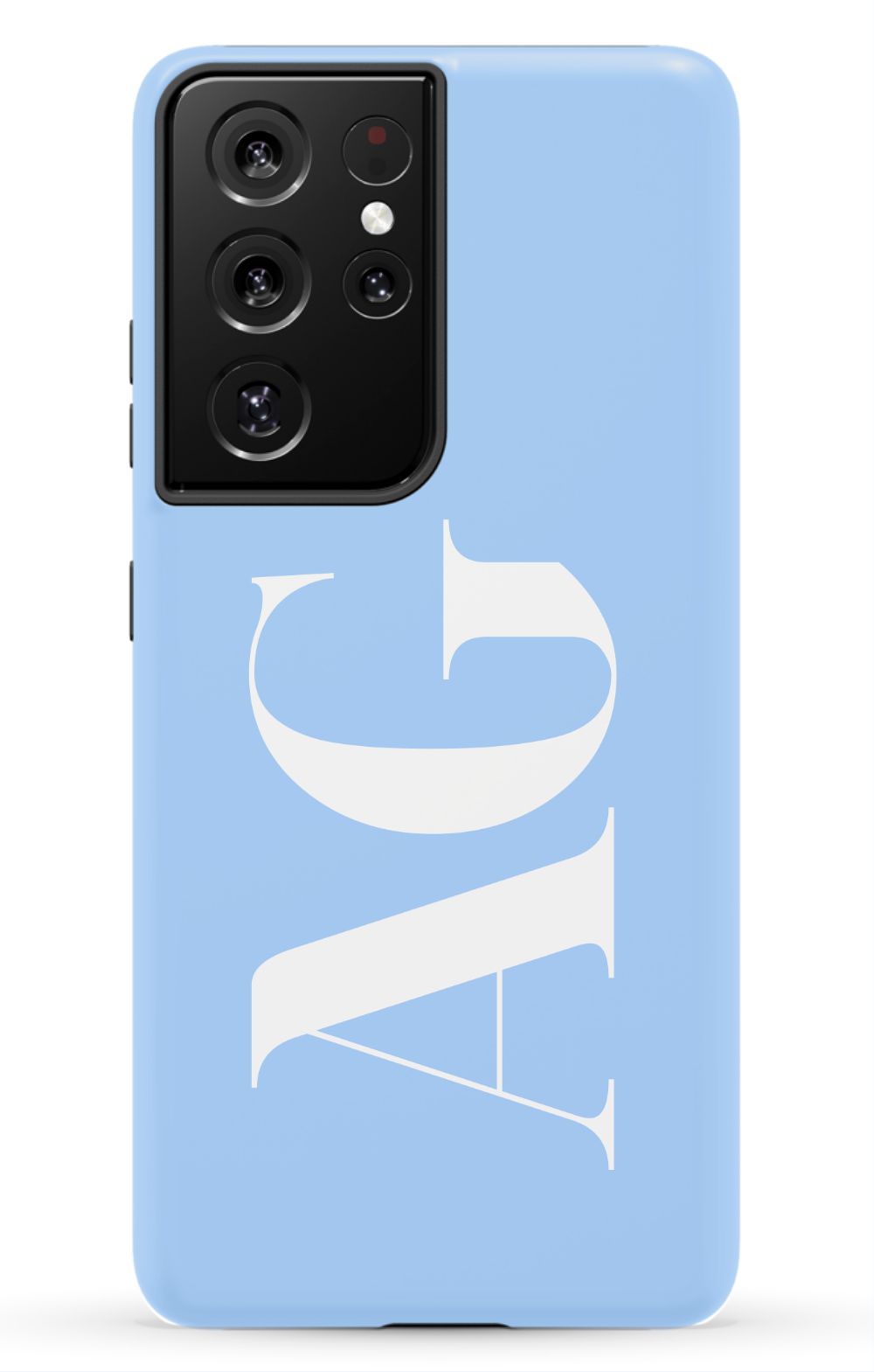 BABY BLUE Monogram Phone Case