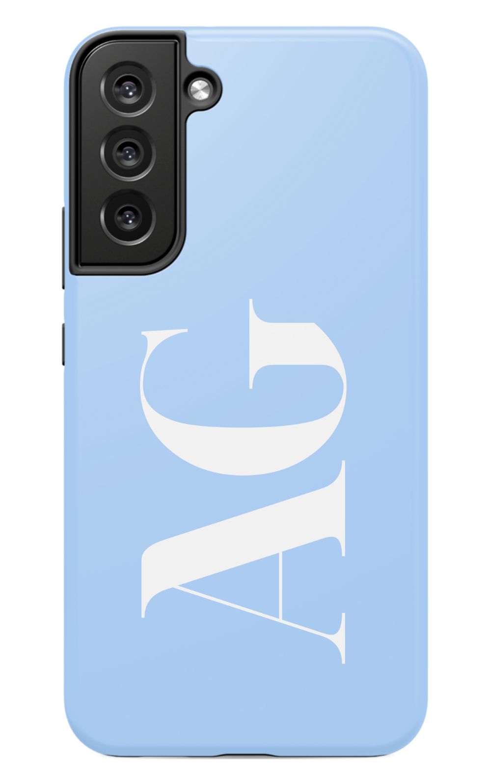 BABY BLUE Monogram Phone Case
