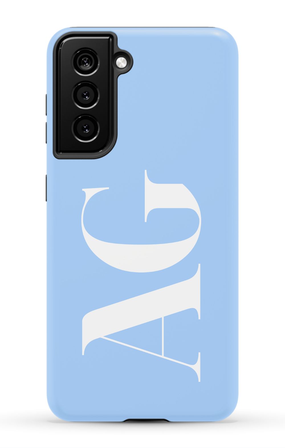 BABY BLUE Monogram Phone Case
