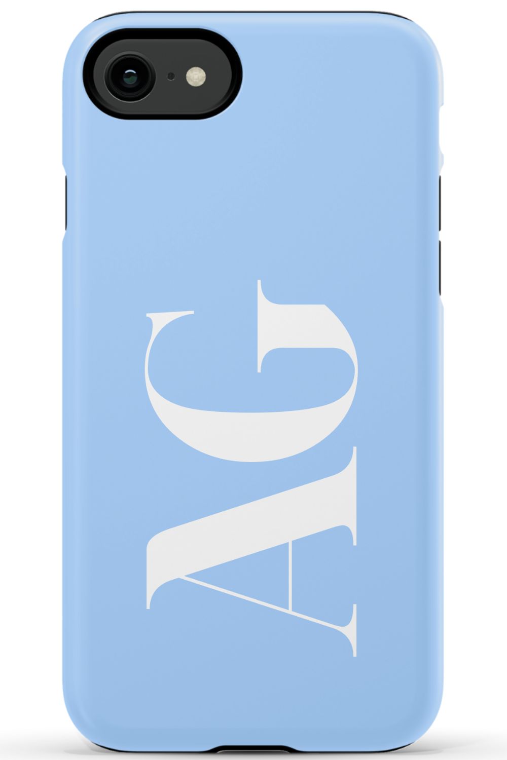 BABY BLUE Monogram Phone Case