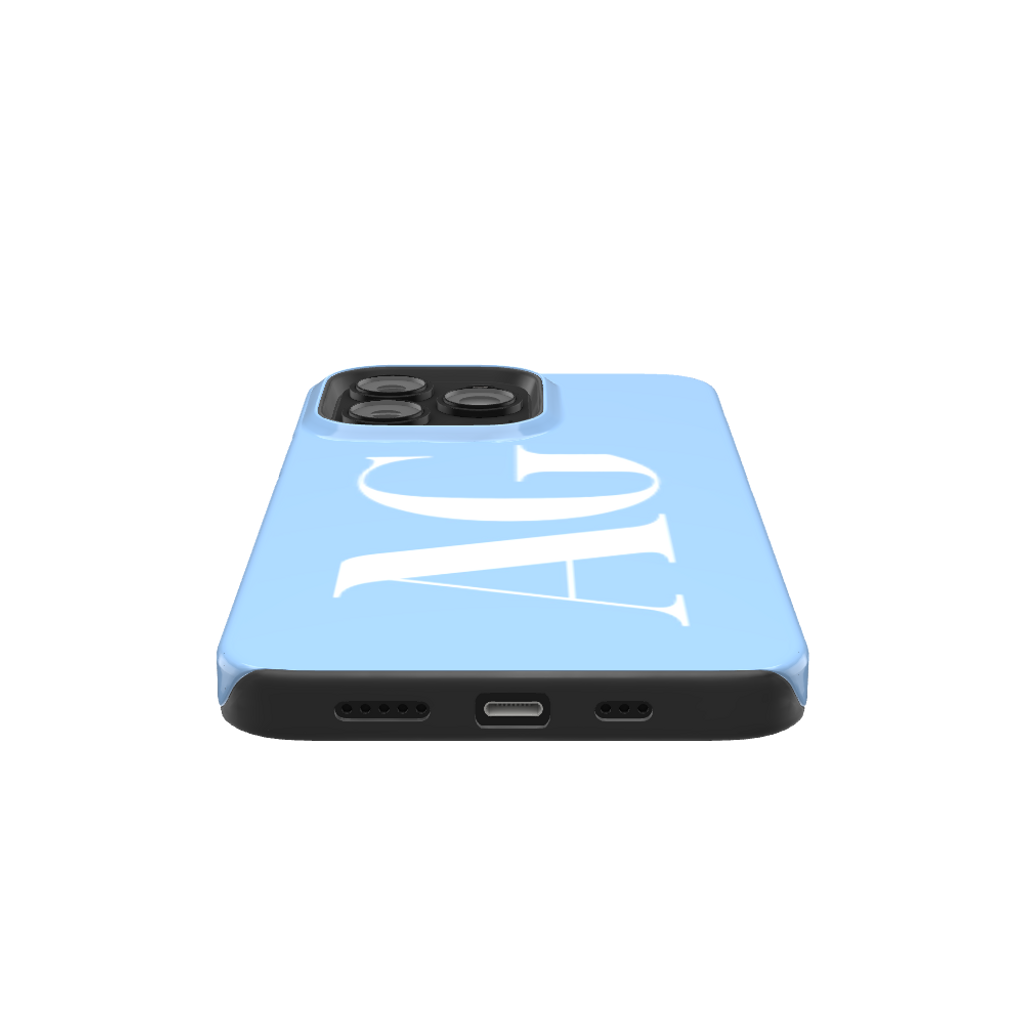 BABY BLUE Monogram Phone Case