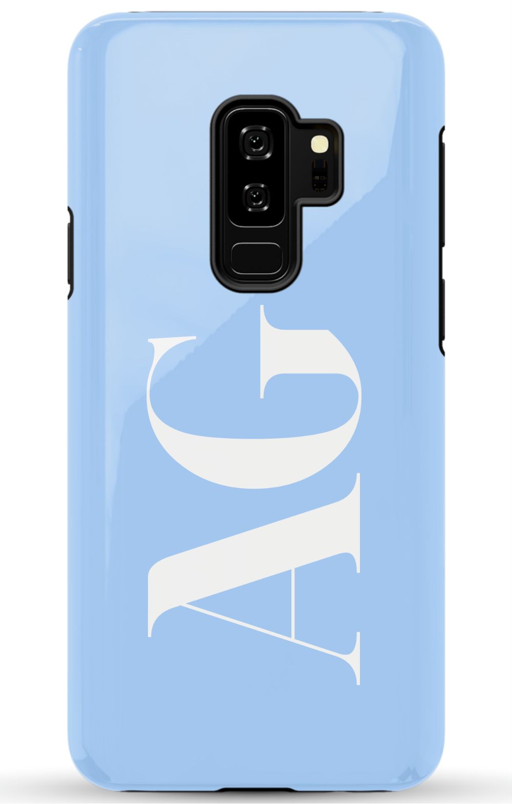 BABY BLUE Monogram Phone Case