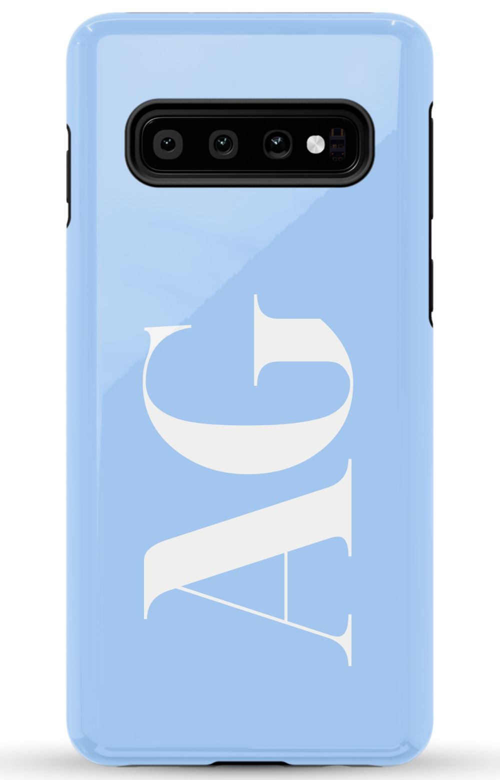 BABY BLUE Monogram Phone Case