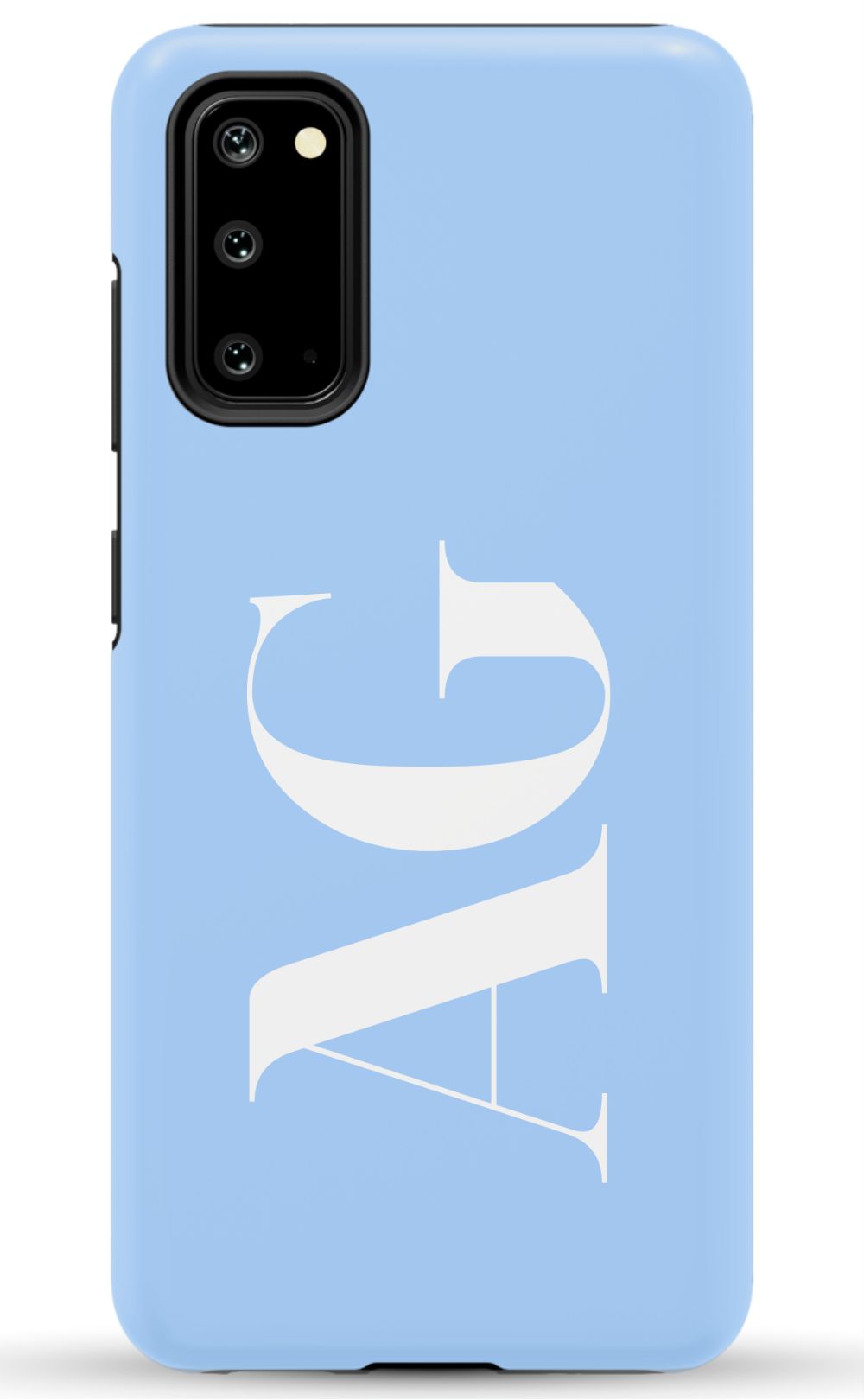 BABY BLUE Monogram Phone Case