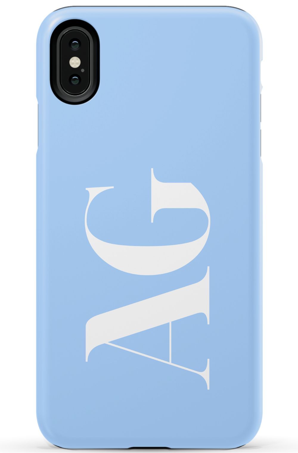 BABY BLUE Monogram Phone Case