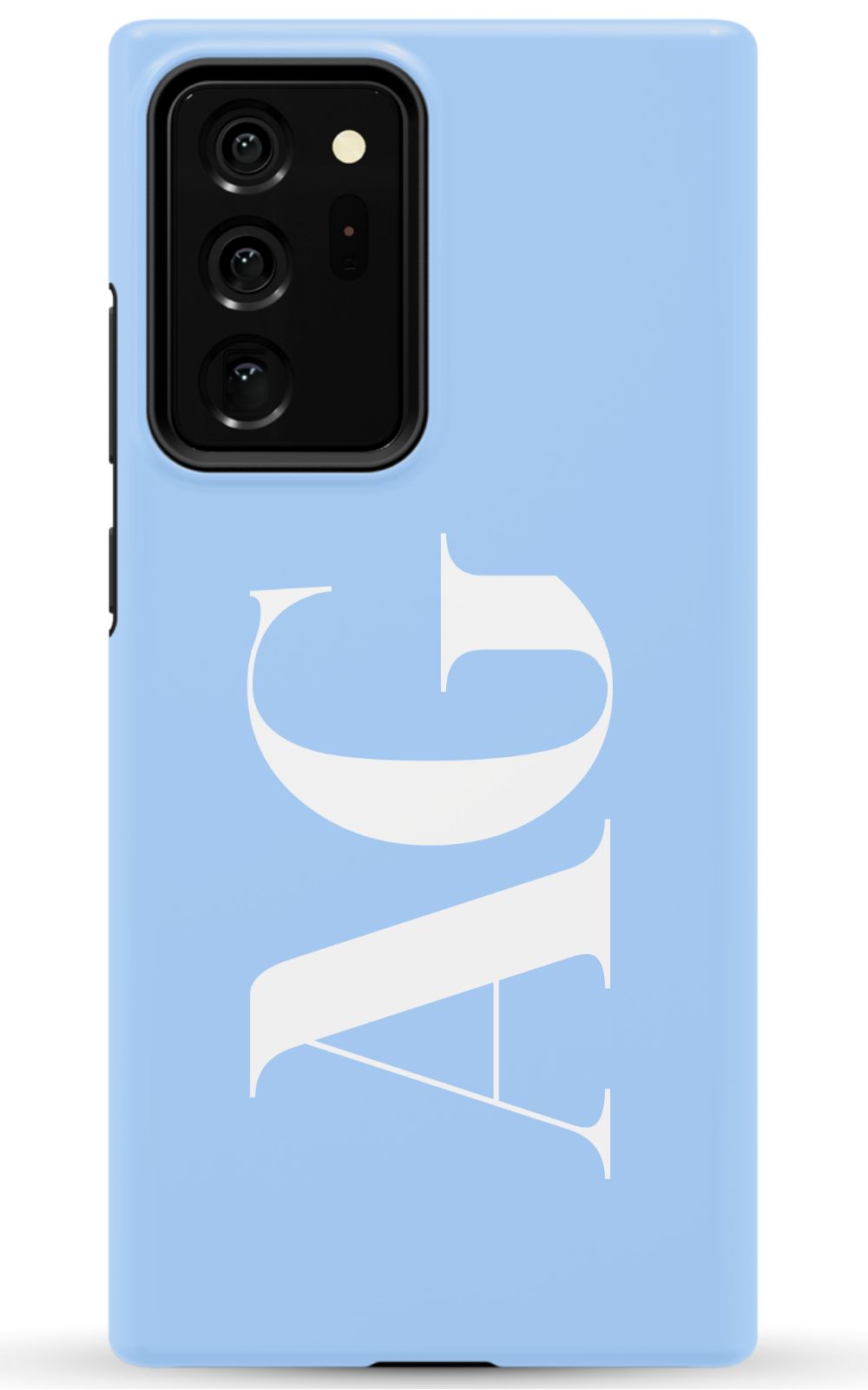 BABY BLUE Monogram Phone Case