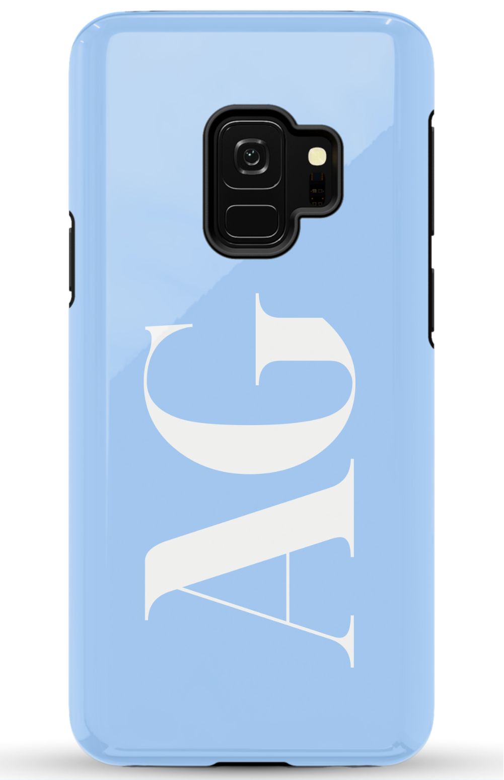 BABY BLUE Monogram Phone Case