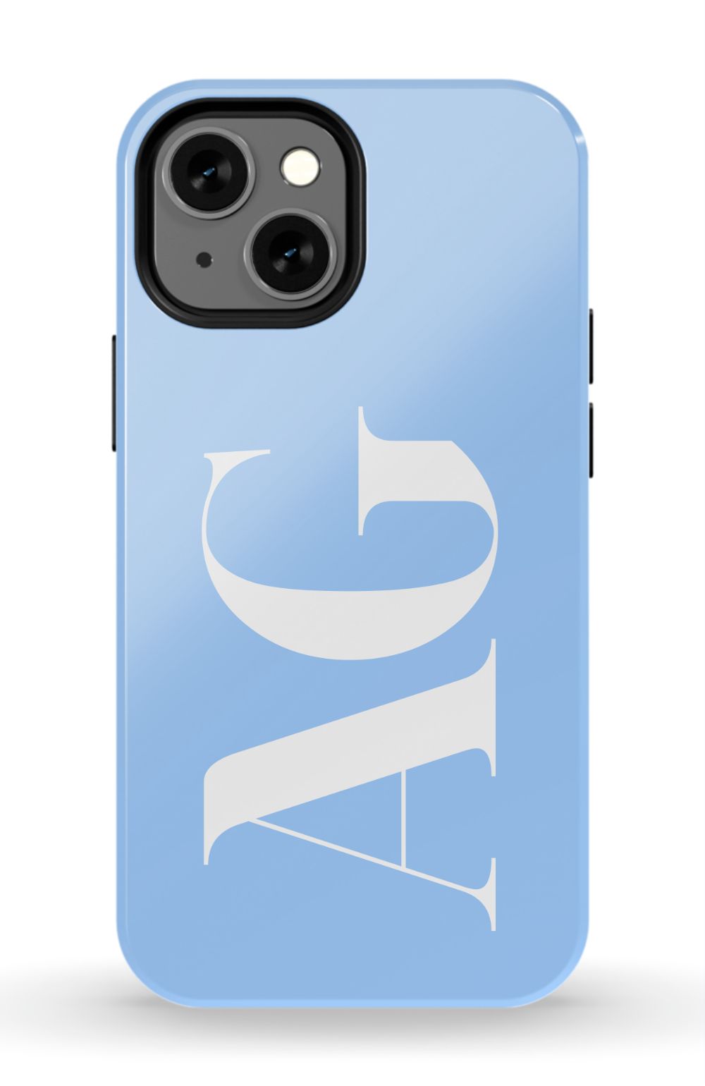 BABY BLUE Monogram Phone Case