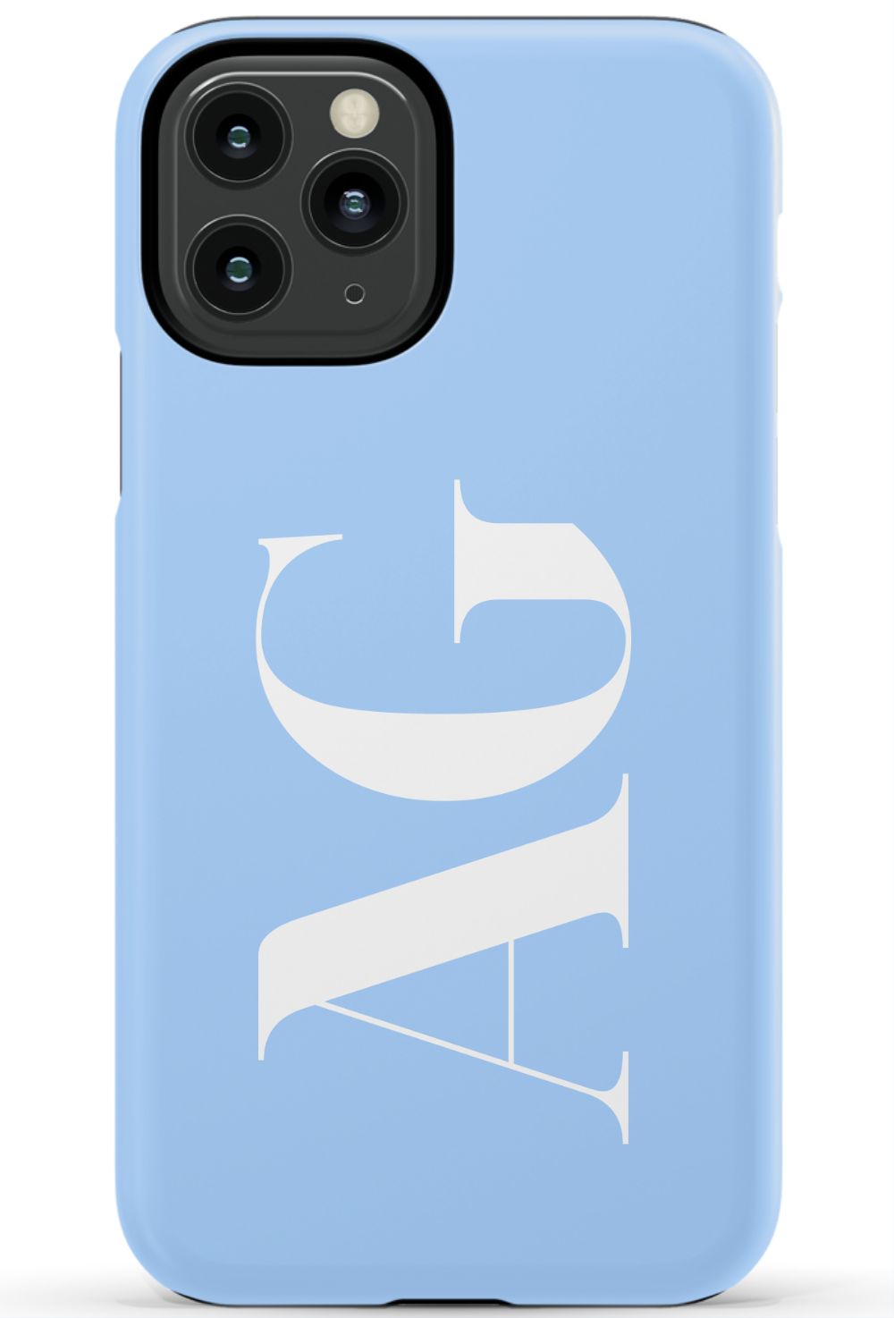 BABY BLUE Monogram Phone Case