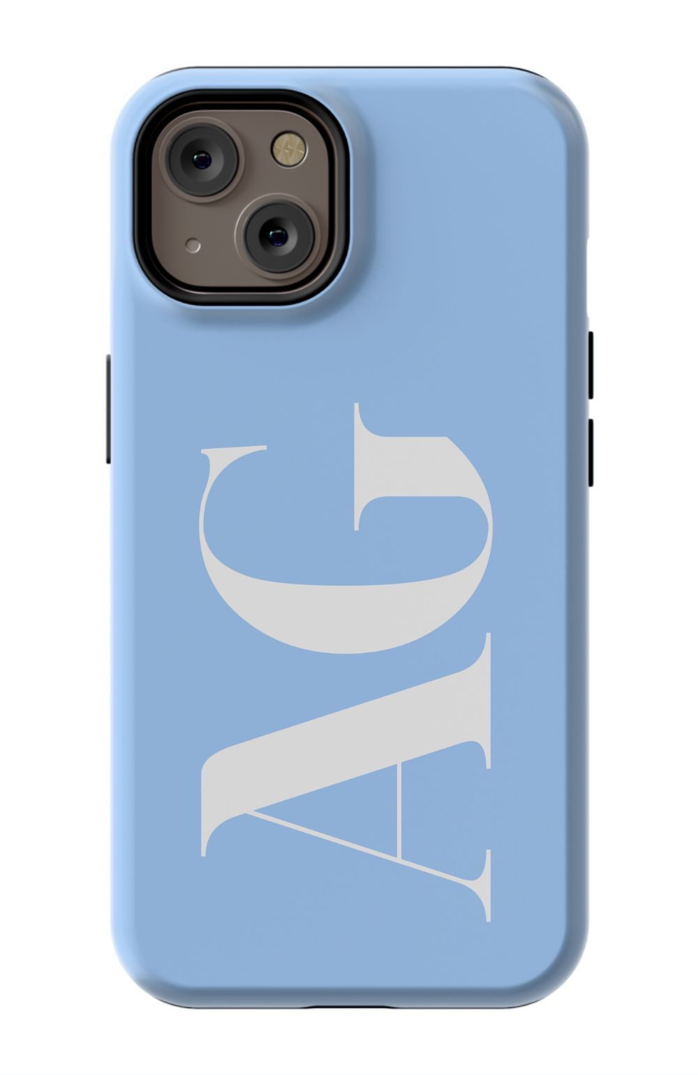 BABY BLUE Monogram Phone Case