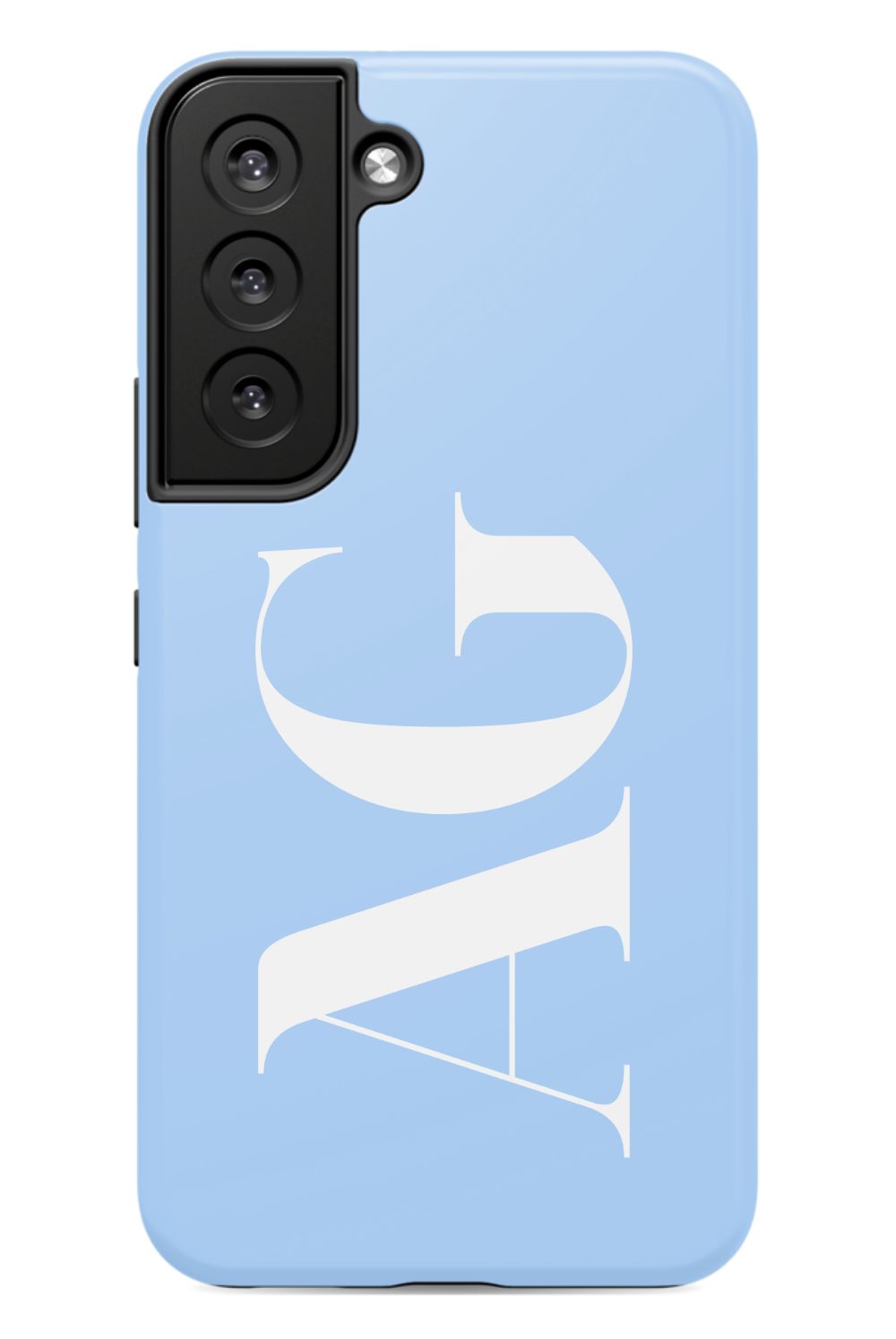 BABY BLUE Monogram Phone Case