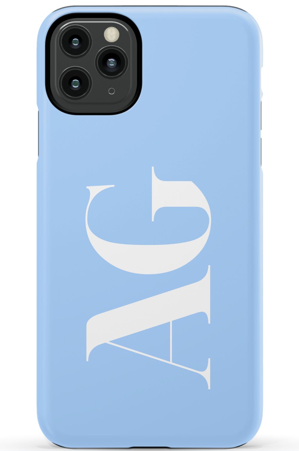 BABY BLUE Monogram Phone Case