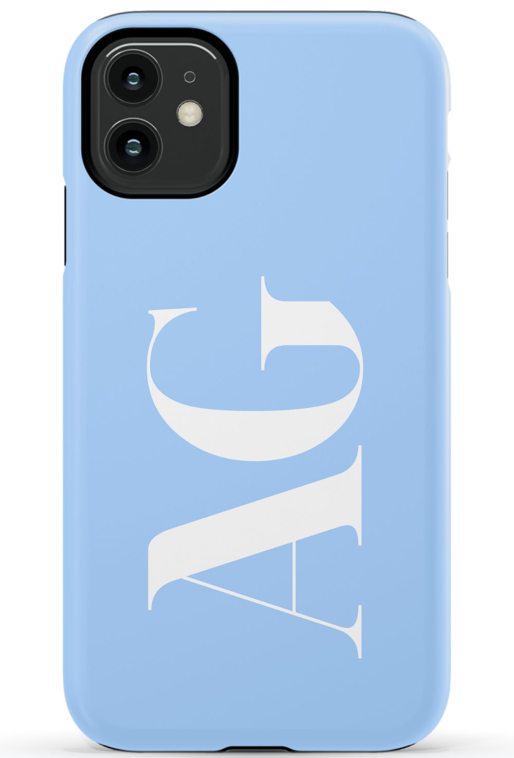BABY BLUE Monogram Phone Case