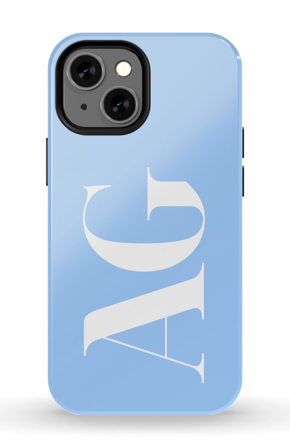 BABY BLUE Monogram Phone Case