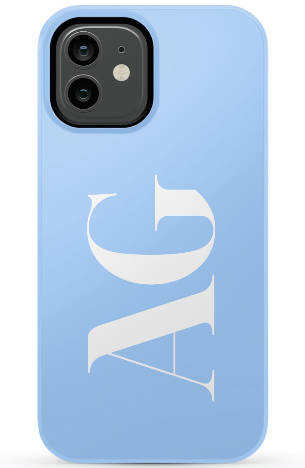 BABY BLUE Monogram Phone Case