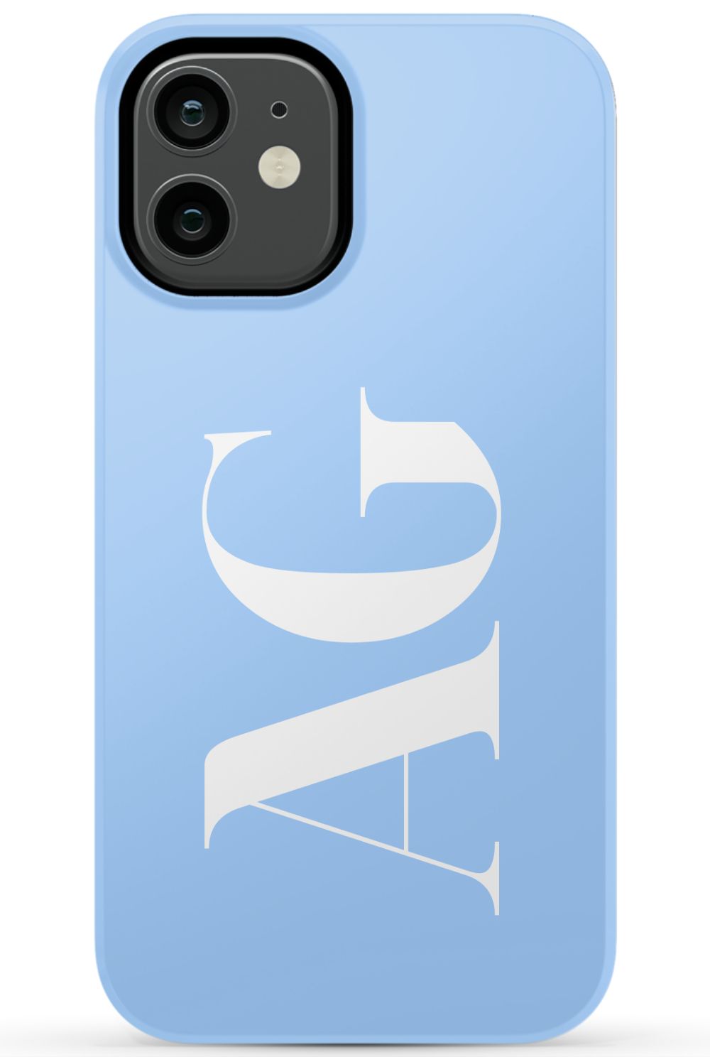 BABY BLUE Monogram Phone Case
