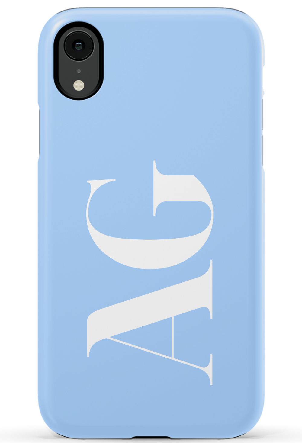 BABY BLUE Monogram Phone Case