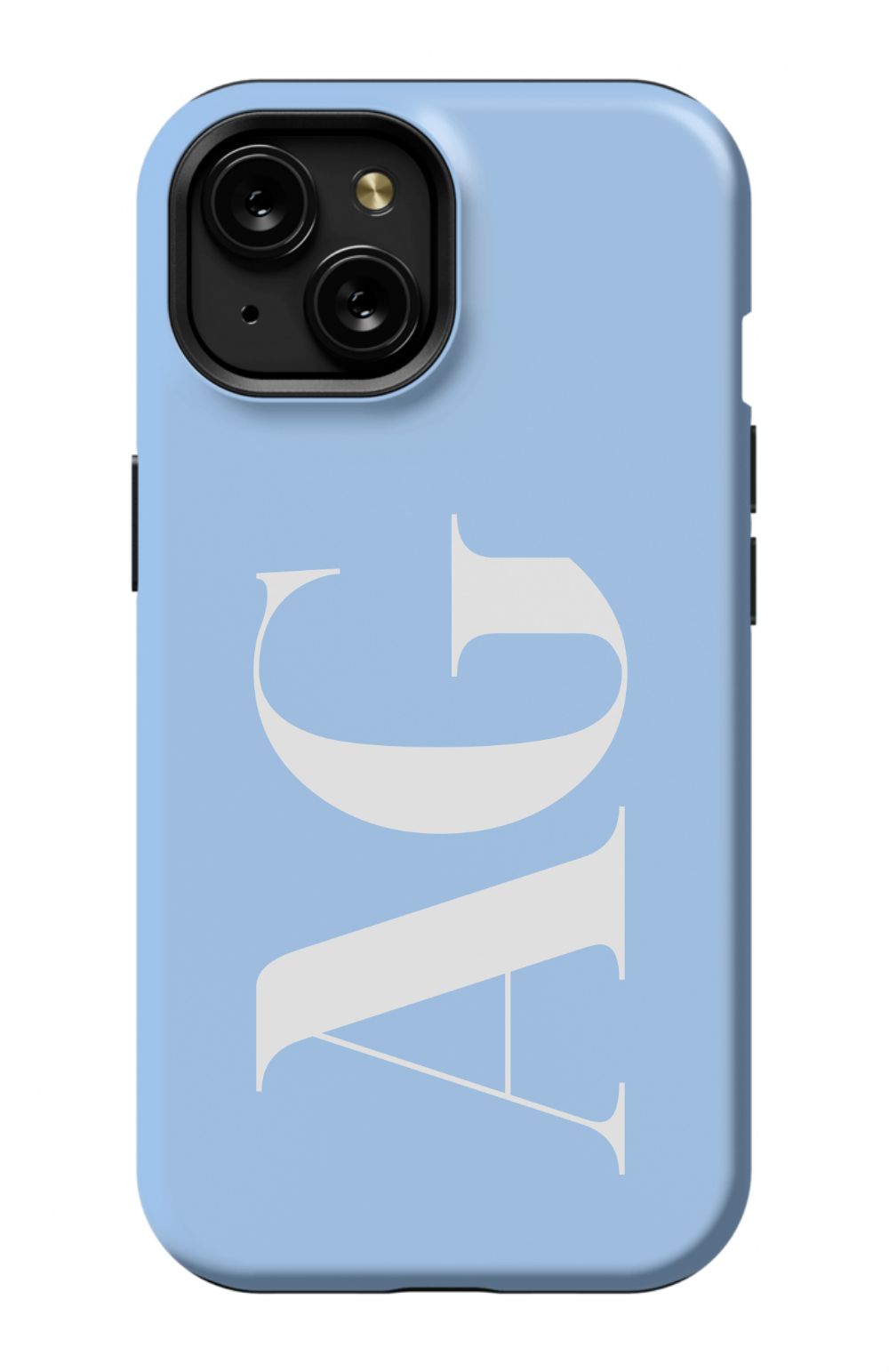 BABY BLUE Monogram Phone Case