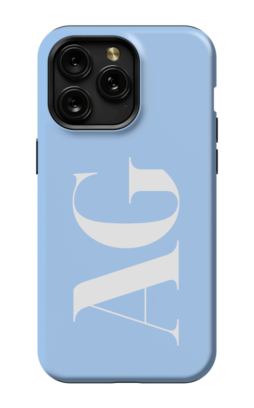 BABY BLUE Monogram Phone Case