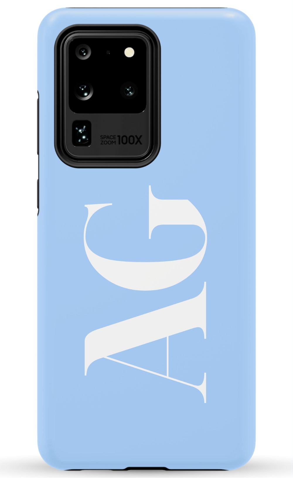 BABY BLUE Monogram Phone Case