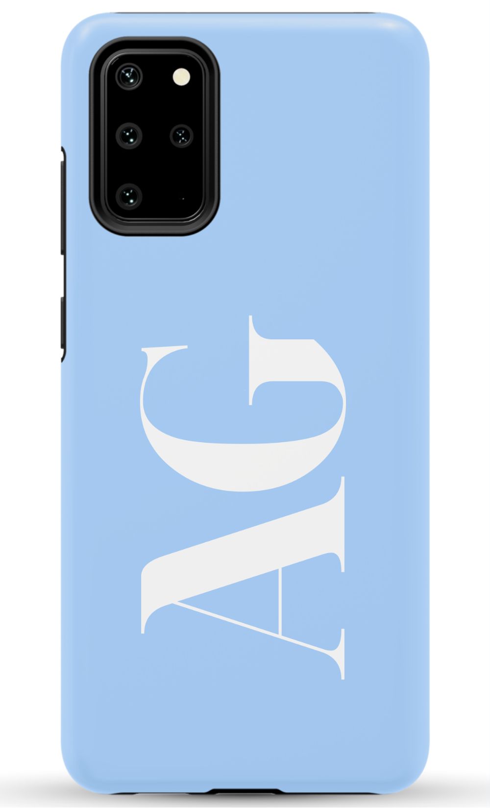 BABY BLUE Monogram Phone Case