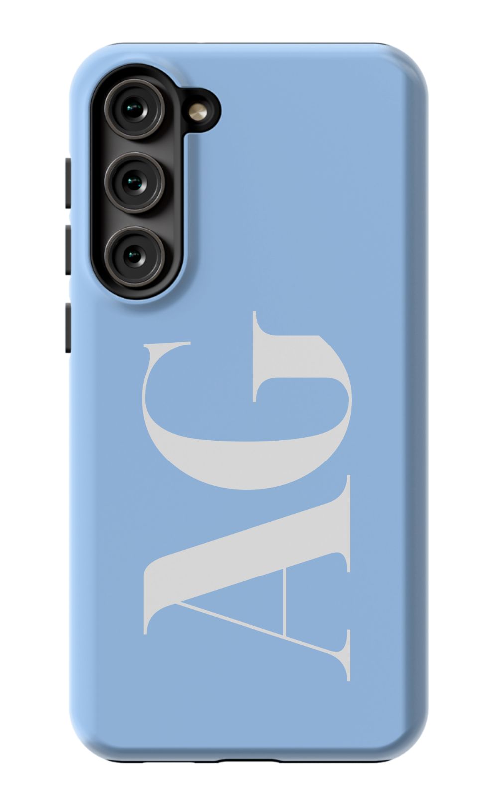BABY BLUE Monogram Phone Case